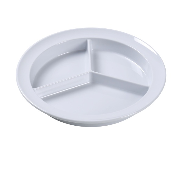 NS-701W Nessico 9" Deep Compartment Plate White