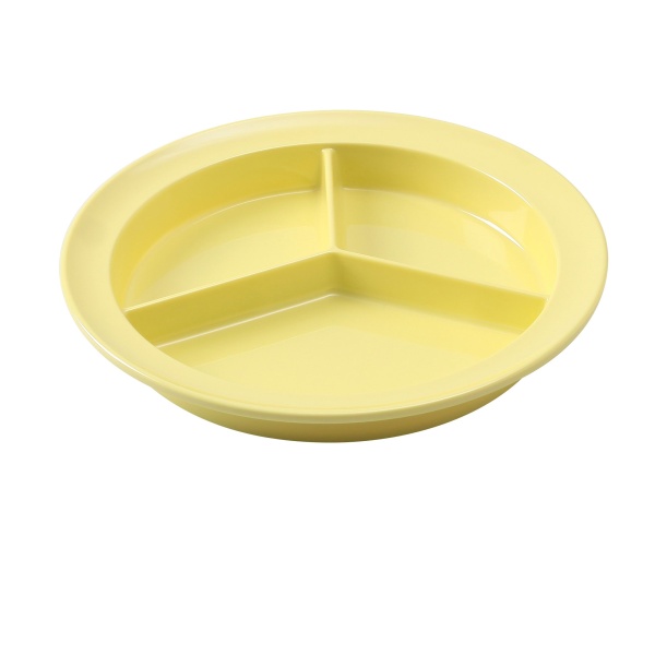 NS-701Y Nessico 9" Deep Compartment Plate Yellow