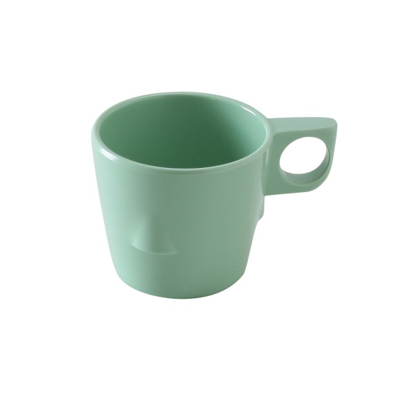 NS-9011G Nessico 3" Stackable Bulbous Cup 8 oz Green