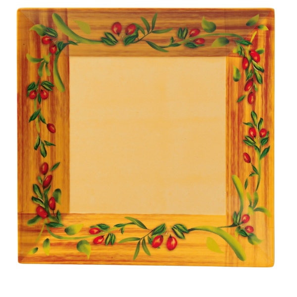 OL-106 Olive 6" Square Plate