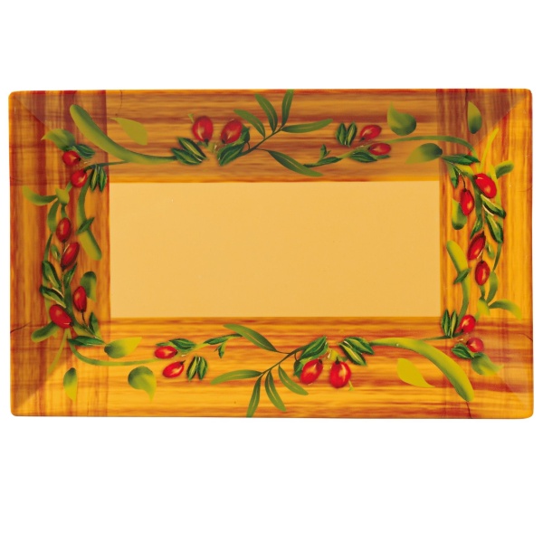 OL-210 Olive 10" X 6" Rectangular Plate