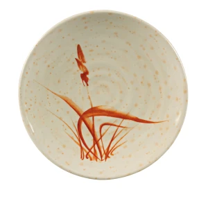 OR-1710 Orchis 9 3/4" Round Plate Gold Orchis