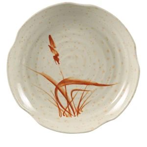 OR-1806 Orchis 6" Lotus Shape Plate Gold Orchis