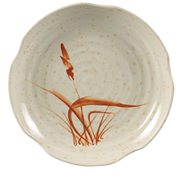 OR-1810 Orchis 10 1/2" Lotus Shape Plate