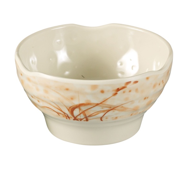 OR-3706 Orchis 5 1/2" Rice Bowl Gold Orchis 14 oz