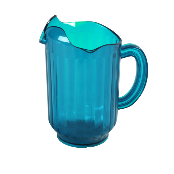 PC-060G Pitcher 3 Spout Plastic Pitcher Green 60 oz