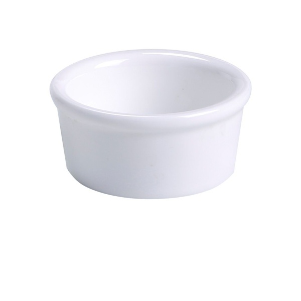 RK-203 Accessories 2 3/4" X 1 1/4" Smooth Ramekin 2.5 oz Bone White