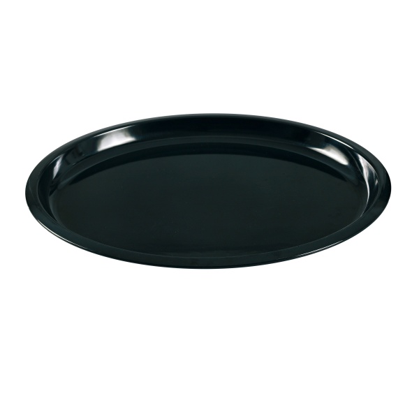 RM-3022BK Rome 22" X 18" Turkey Platter, 1 1/4" Deep Black