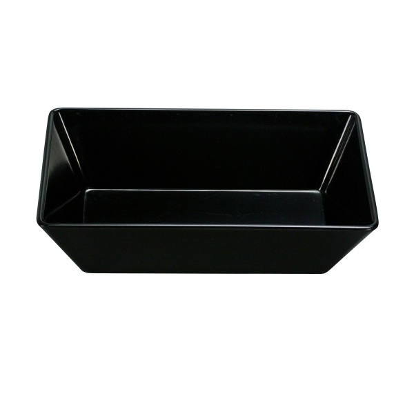 RM-610BK Rome 9 3/4" X 5 7/8" X 2 1/2" Rectangular Tray Black