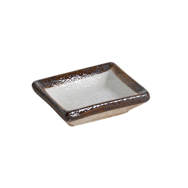 RO-4046 Rockeye 3" X 2 1/4" Rectangular Sauce Dish 2 oz