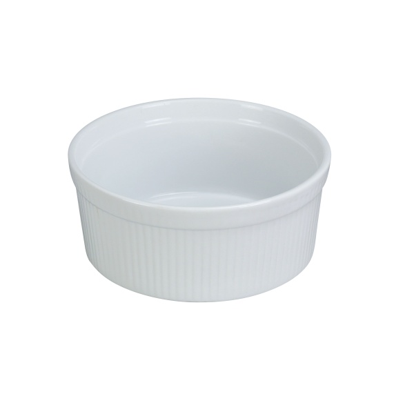 SF-112 Accessories 4 1/2" X 2 1/4"H Souffle Bowl Fluted 12 oz