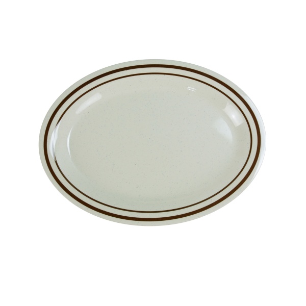 SS-209 Sesame 9 1/2" X 7 1/4" Oval Platter