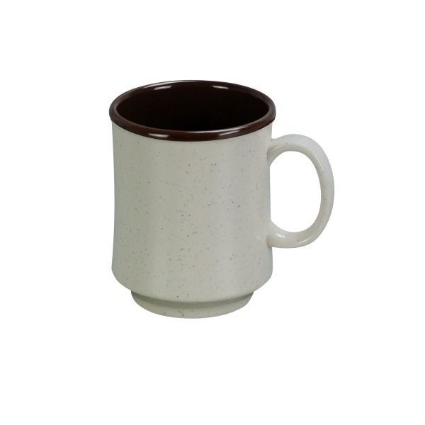 SS-908 Sesame 3" X 3 3/4"H Two Tone Coffee Mug - 8 oz