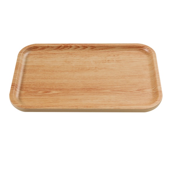 WD-2209 Wooden Tray 9 3/4" X 5 1/2" Rectangular Plate