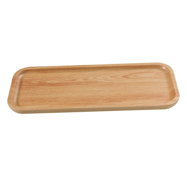 WD-2213 Wooden Tray 12 7/8" X 5" Rectangular Plate