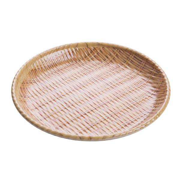 WD-908 Wooden Tray 8" X 1 1/4" Deep Round Plate