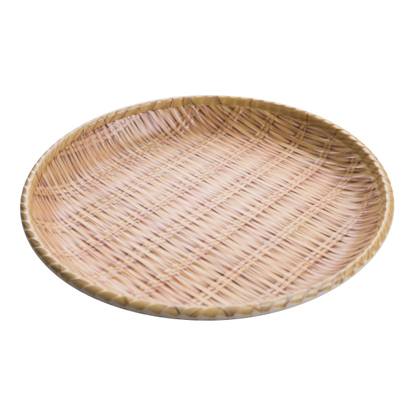 WD-910 Wooden Tray 10" X 1 1/2" Deep Round Plate