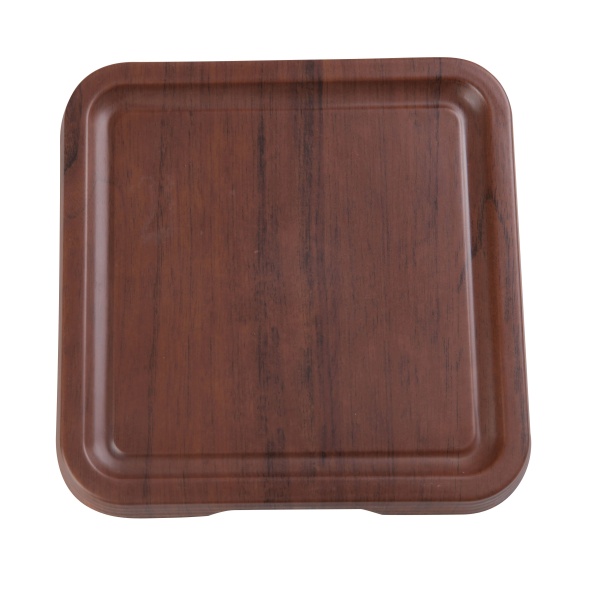 WL-310 Woodland 9 1/2" X 1" Square Tray With Foot