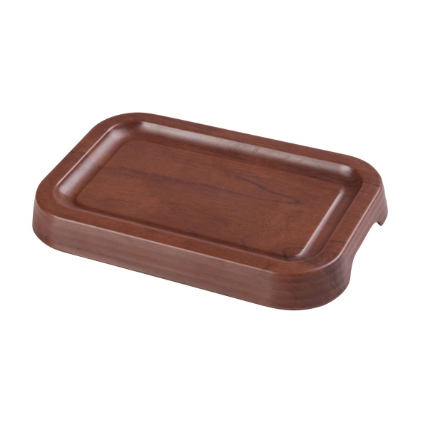 WL-408 Woodland 7 3/4" X 5" X 7/8" Rectangular Tray With Foot